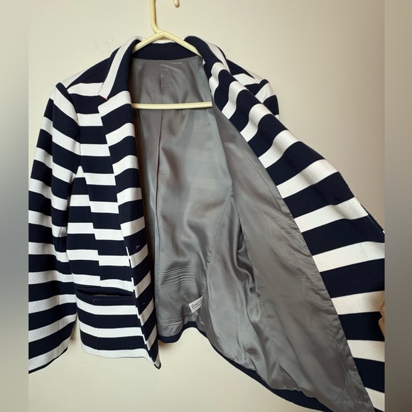 GAP Navy and White Striped Blazer - Picture 5 of 13